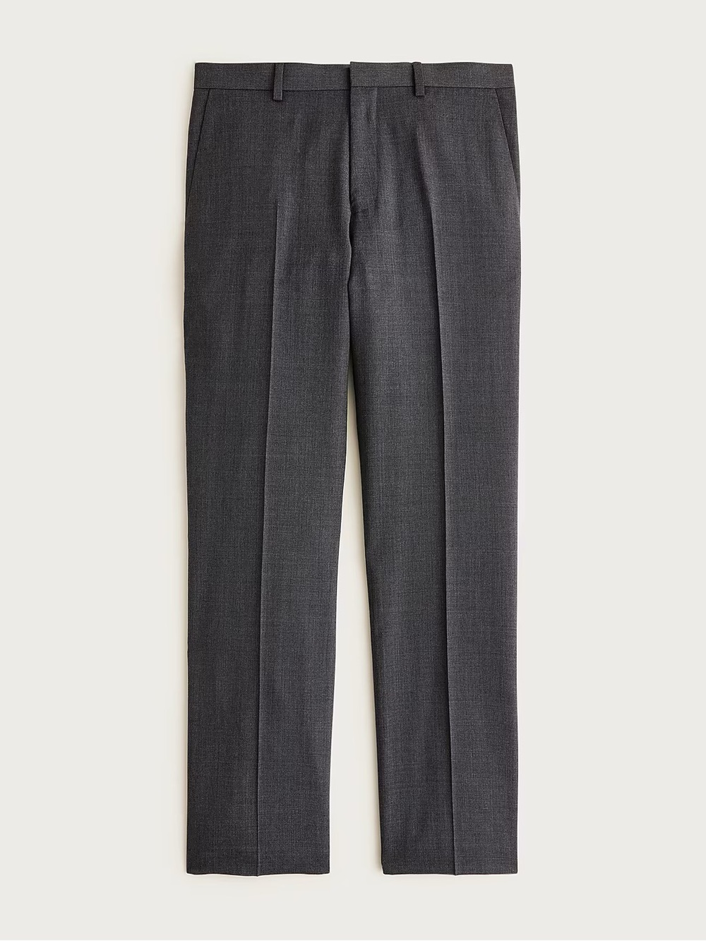 J. CREW Crosby Classic-fit suit pant in Italian worsted wool Gray 34 $250 BZ637